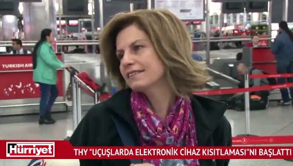 THY "uçuşlarda elektronik cihaz kısıtlaması"nı başlattı