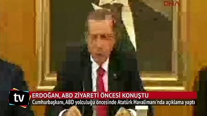 Cumhurbaşkanı Erdoğan, ABD ziyareti öncesi konuştu