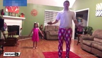 Baba ve kızın dans gösterisi rekor kırdı