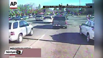 Google'ın sürücüsüz arabasının kaza görüntüleri ortaya çıktı