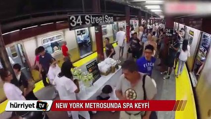 New York metrosunda masaj