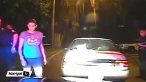 Polis yolda durdurduğu kadın sürücüden sütyenini çıkarmasını istedi