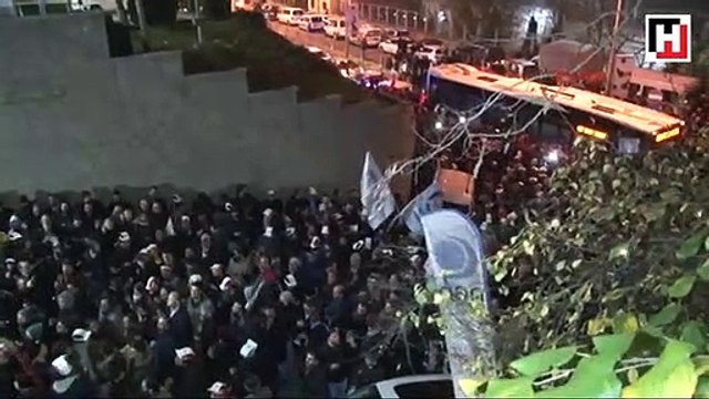 ABD Başkonsolosluğu önünde Kudüs kararı protestosu