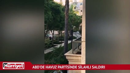 ABD'de havuz partisinde silahlı saldırı