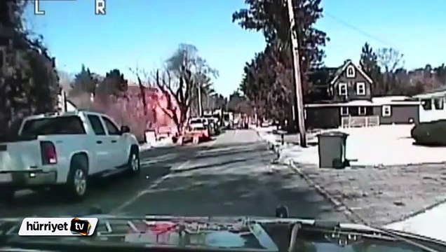 Sıkışan gaz bir evi yerle bir etti