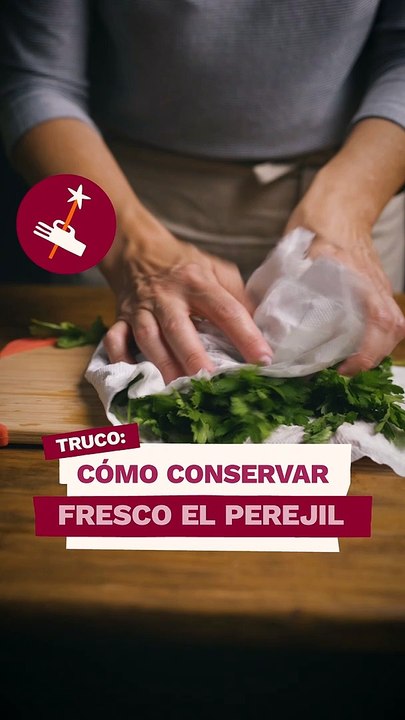 Truco - Cómo conservar perejil fresco
