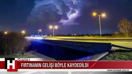 ABD Dallas'ta inanılmaz doğa olayı