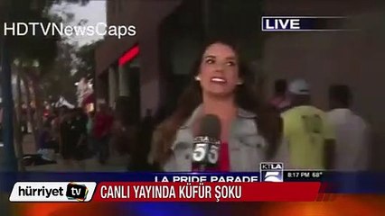 Canlı yayında küfür şoku