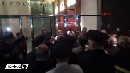 Erdoğan’ın korumalarıyla ABD polisi arasında arbede