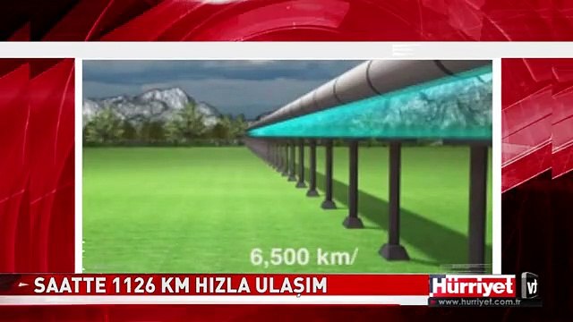 SAATTE 1126 KM HIZLA ULAŞIM HYPERLOOP