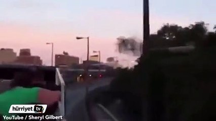 New York üzerinde binlerce kuşun oluşturduğu ilginç görüntü