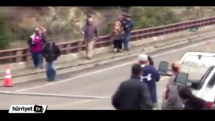 ABD’de turistleri ayı kovaladı