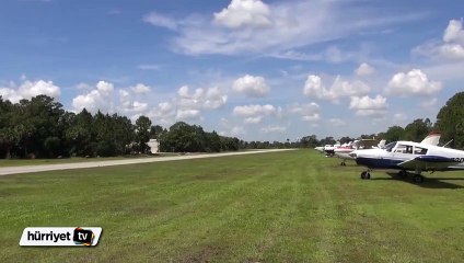 Uçak iniş takımları açılmayınca...