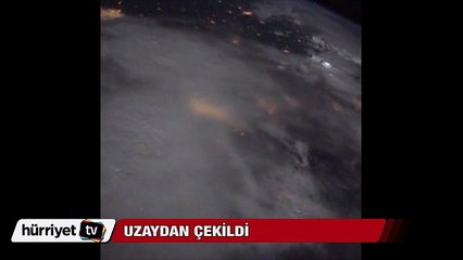 Çakan şimşekleri uzaydan çekip Dünya'ya gönderdi