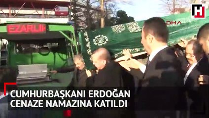 Cumhurbaşkanı Erdoğan cenaze namazına katıldı