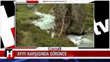 AÇ PUMA AYIYI KARŞISINDA GÖRÜNCE...