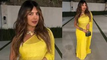 Priyanka Chopra Karwa Chauth Night पर Yellow Saree में Desi Look Viral | Boldsky *Entertainment