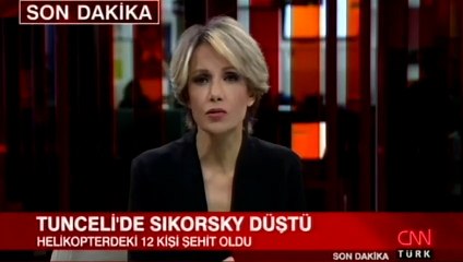 Tunceli'de düşen helikopterden acı haber geldi: 12 Şehit