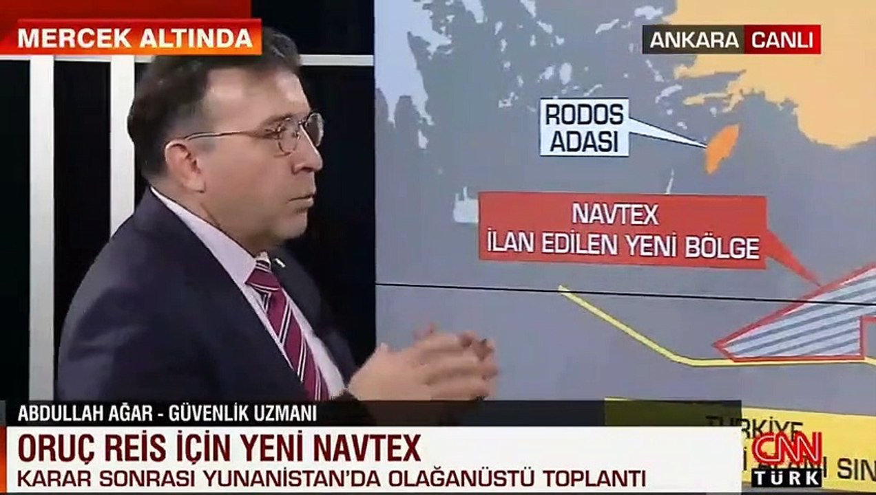 Abdullah Ağar, Doğu Akdeniz'de ilan edilen Navtex'i detaylarını aktardı
