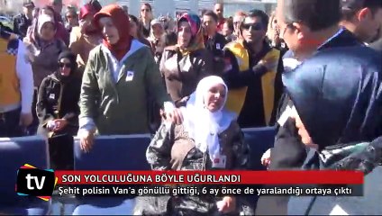 Şehit polis gönüllü gitmiş