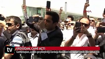 Erdoğan camiyi açtı, adını açıkladı