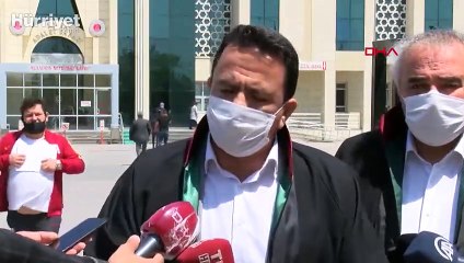 Kadir Şeker'in avukatı ve Baro Başkanı Aladağ'dan adliye önünde açıklama