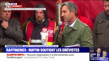 François Ruffin aux grévistes de TotalEnergies: 