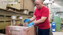 Inside look at World Cup trophy factory in Italy