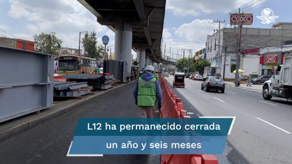 Perfilan que tramo subterráneo de L12 reabra a fin de año