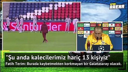 Galatasaray PSG maçı: "Kaybetmekten korkmayan bir Galatasaray olacak"