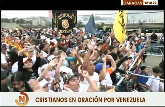 Caracas | Diversas iglesias cristianas realizaron la “Marcha para Jesús y oraron por Venezuela