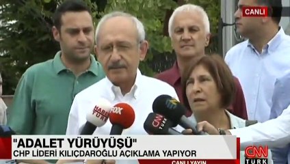 Kılıçdaroğlu'ndan "Adalet Yürüyüşü" açıklaması