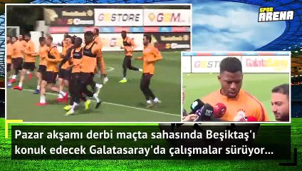 Galatasaray'da derbi hazırlıkları