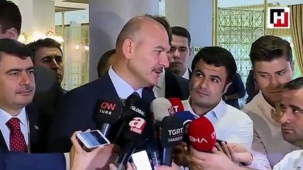 Soylu: "Terörle demokrasi arasına bir meşru kanal açmaya çalışanlar sorumsuzluk işlemektedirler"