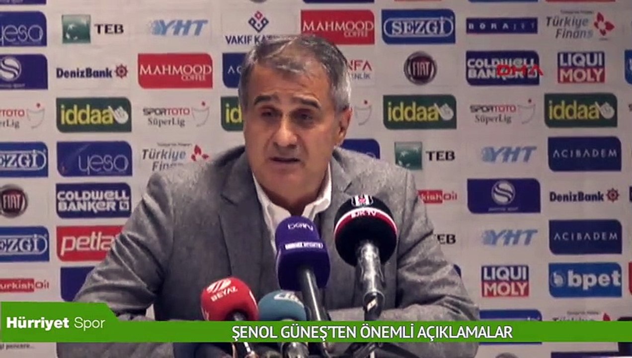 Şenol Güneş’ten önemli açıklamalar