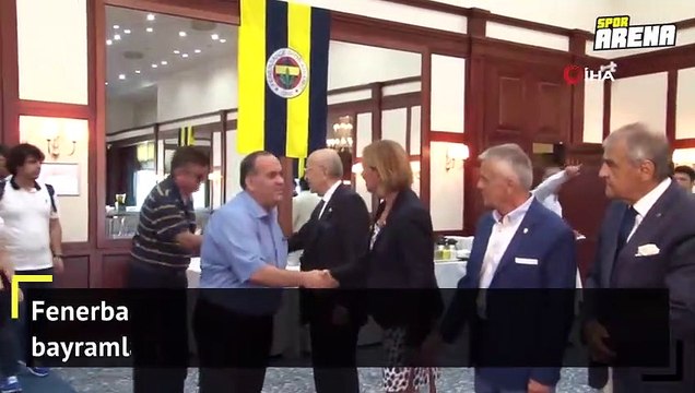 Fenerbahçe Kulübü'nde bayramlaşma töreni yapıldı