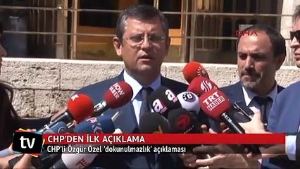 CHP'den ilk dokunulmazlık yorumu