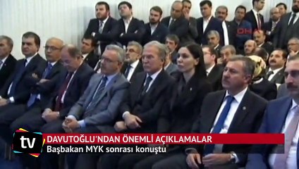 Başbakan Davutoğlu'nun MYK sonrası yaptığı açıklama - 2