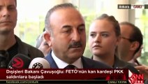 Çavuşoğlu'ndan Diyarbakır'daki patlama ile ilgili açıklama