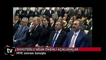 Başbakan Davutoğlu'nun MYK sonrası yaptığı açıklama - 1
