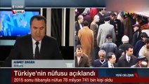 Türkiye nüfusu açıklandı! İşte son rakam