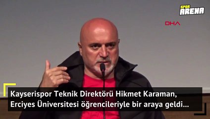 Hikmet Karaman'a Beşiktaş teknik direktörlüğü soruldu