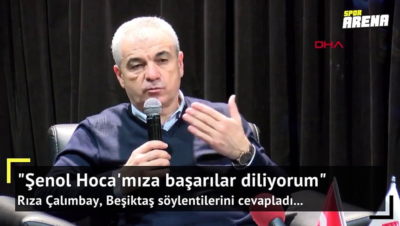 Rıza Çalımbay'dan Beşiktaş açıklaması