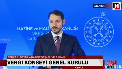 Bakan Albayrak Vergi Konseyi 134'üncü Genel Kurulu'nda konuştu