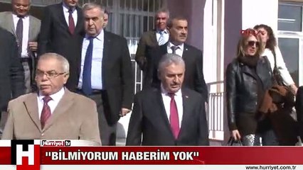 BİNALİ YILDIRIM TESLİM OLAN BACANAĞI İLE İLGİLİ KONUŞTU