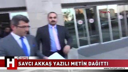 DOSYASI ELİNDEN ALINAN SAVCI AÇIKLAMASINI BÖYLE DAĞITTI