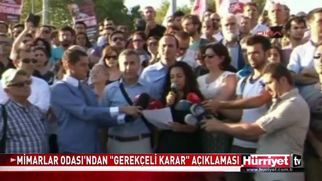 MİMARLAR ODASI'NDAN GEREKÇELİ KARAR AÇIKLAMASI