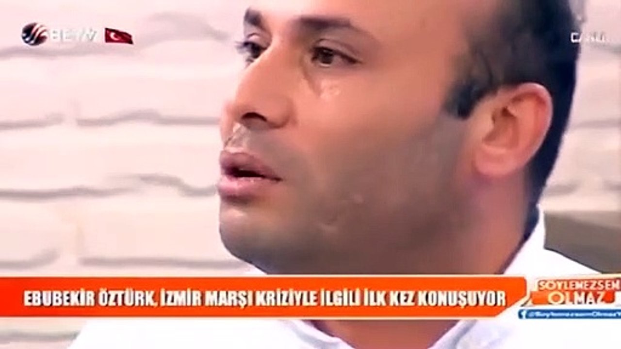 İzmir Marşı'na küfür etmişti... Özrü kabahatinden beter!