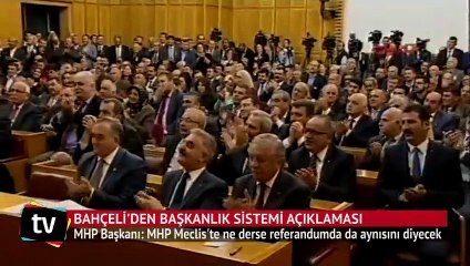 Devlet Bahçeli'den Başkanlık sistemi açıklaması
