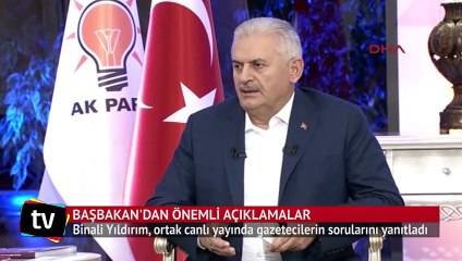 Başbakan Binali Yıldırım'dan önemli açıklamar